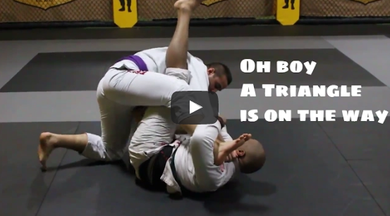 A Sneaky Triangle for Deep Half Guard Players